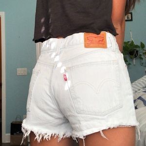 Distressed Levi Shorts
